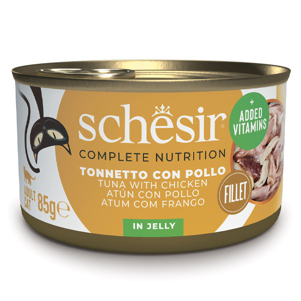 Schesir Blue Deluxe cibo umido per gatto 85g