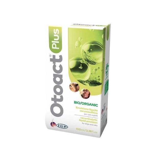 ICF - Otoact Plus 100Ml - Animalmania Store