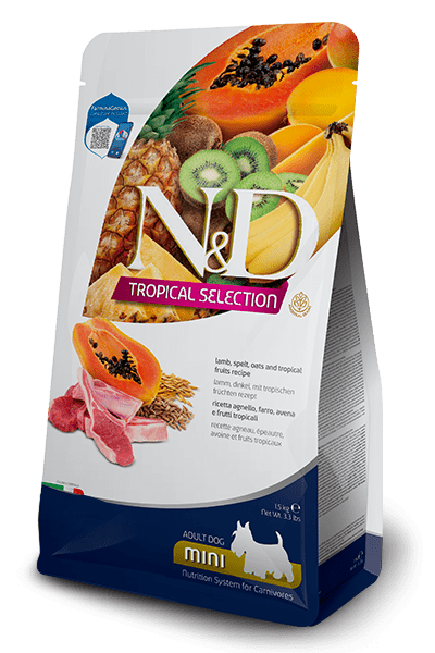 Farmina - N&D Tropical Dog Adult Mini Agnello 5kg - Animalmania Store