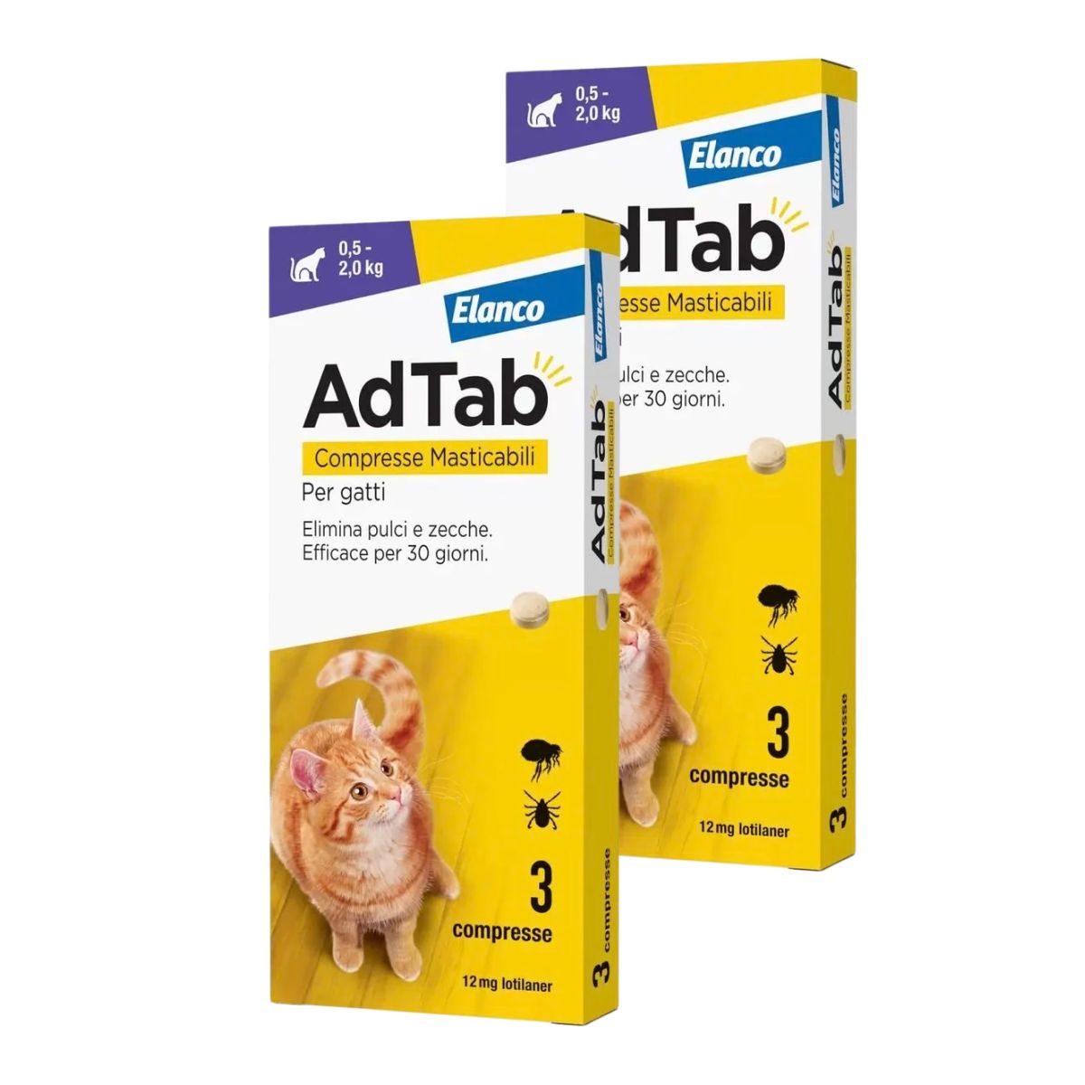 Adtab 6 Cpr 12 Mg Gatti 0.5-2 Kg