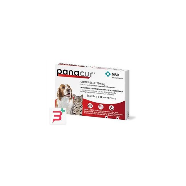 MSD - Panacur 250 mg 10 compresse - Animalmania Store