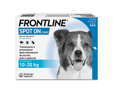 Frontline Spot On Cani Medi 10-20 3 Pip
