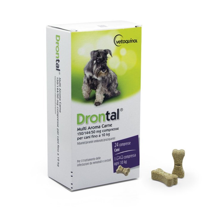 Bayer - Drontal multi aroma carne 24 compresse - Animalmania Store
