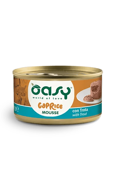 Oasy - Oasy Gatto Mousse 85 Gr - Animalmania Store