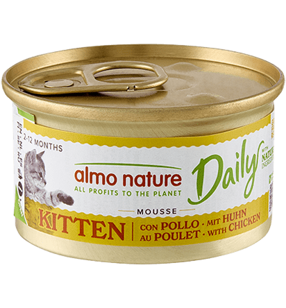 Almo Nature - Almo Nature Daily Kitten - Mousse Con Pollo - Animalmania Store