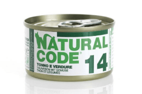 Natural Code - Natural Code Cibo Umido per Gatti Lattina 85gr - Animalmania Store