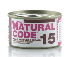 Natural Code - Natural Code Cibo Umido per Gatti Lattina 85gr - Animalmania Store