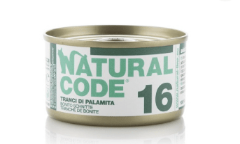 Natural Code - Natural Code Cibo Umido per Gatti Lattina 85gr - Animalmania Store