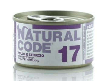 Natural Code - Natural Code Cibo Umido per Gatti Lattina 85gr - Animalmania Store