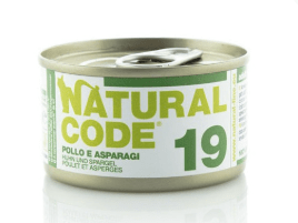 Natural Code - Natural Code Cibo Umido per Gatti Lattina 85gr - Animalmania Store