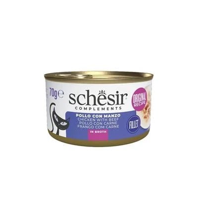 Schesir - Schesir Gatto Latt. 70G In Brodo - Animalmania Store