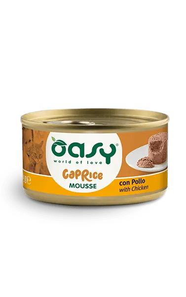 Oasy - Oasy Gatto Mousse 85 Gr - Animalmania Store