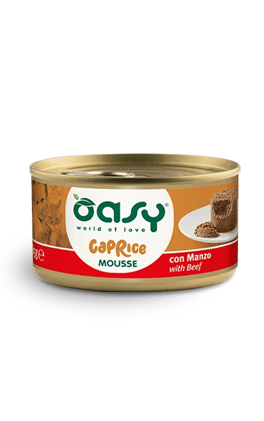 Oasy - Oasy Gatto Mousse 85 Gr - Animalmania Store