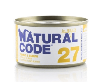 Natural Code - Natural Code Cibo Umido per Gatti Lattina 85gr - Animalmania Store