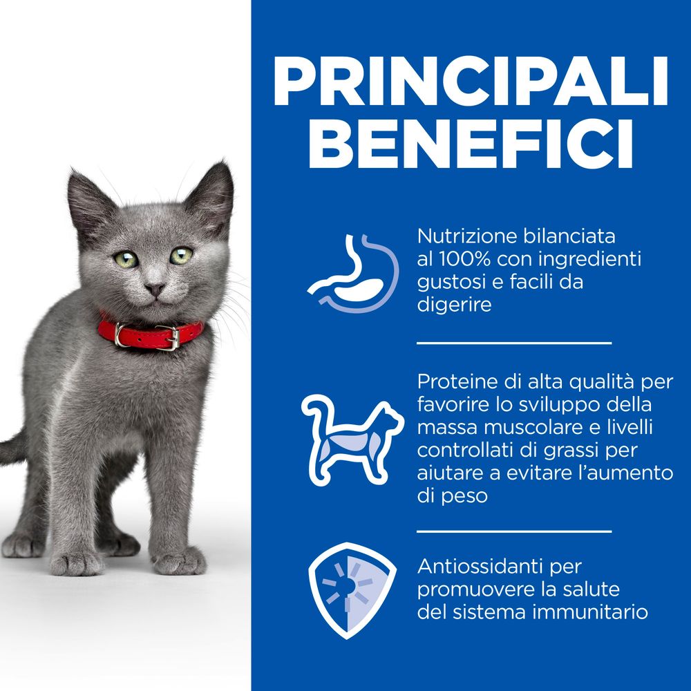 Hill's Science Plan - Hill's Science Plan STERILISED KITTEN ALIMENTO AL POLLO - Animalmania Store