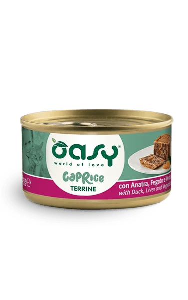 Oasy - Oasy Wet Cat Caprice - Terrina In Lattina 85 Gr - Animalmania Store
