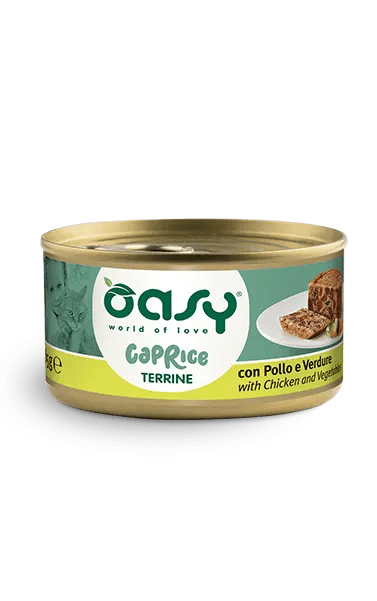 Oasy - Oasy Wet Cat Caprice - Terrina In Lattina 85 Gr - Animalmania Store