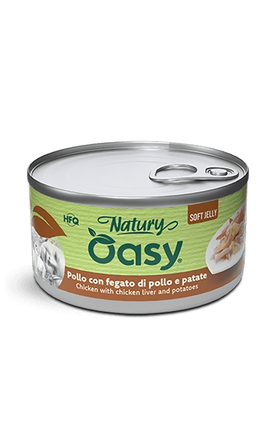 Oasy - Oasy Gatto Natury Latt.150G Jelly - Animalmania Store