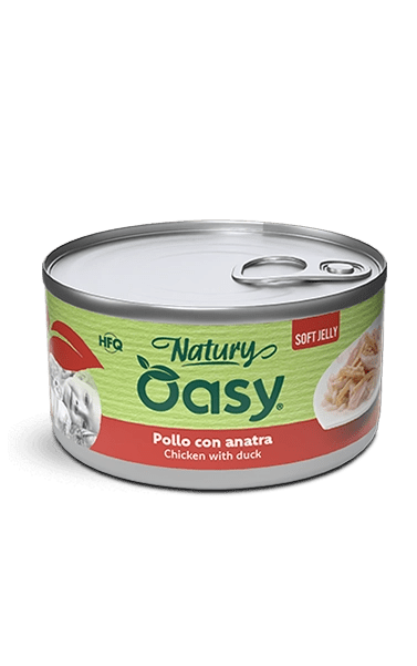 Oasy - Oasy Gatto Natury Latt.150G Jelly - Animalmania Store