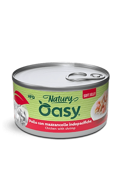 Oasy - Oasy Gatto Natury Latt.150G Jelly - Animalmania Store