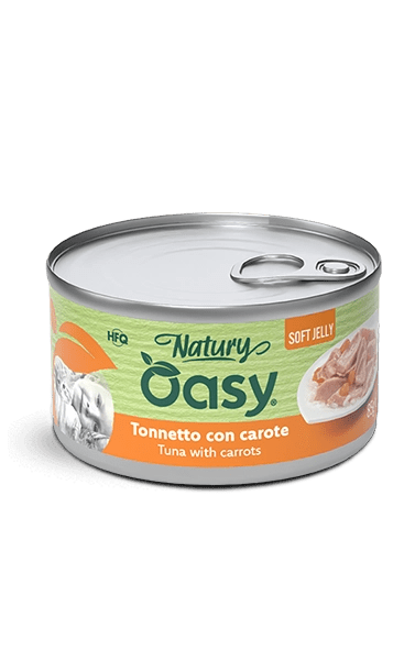 Oasy - Oasy Gatto Natury Latt.85G Jelly - Animalmania Store