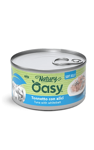 Oasy - Oasy Gatto Natury Latt.85G Jelly - Animalmania Store