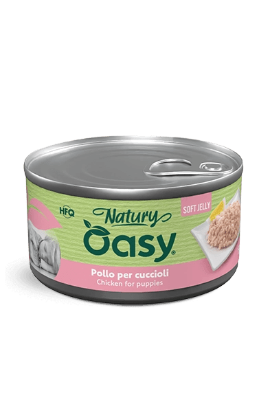 Oasy - Oasy cane Natury Latt.150g Jelly Puppy - Animalmania Store