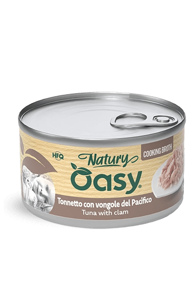 Oasy - Oasy Gatto Natury Latt.85G Brodo - Animalmania Store