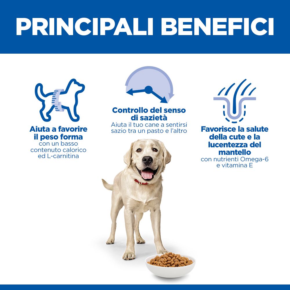 HILL'S SCIENCE PLAN Adult Light Large Breed Alimento secco per cani al pollo - 14kg