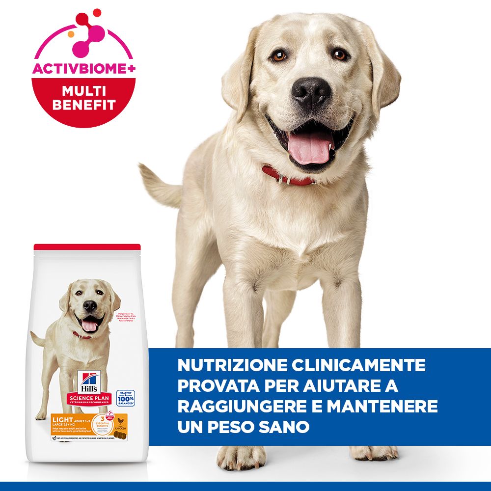 HILL'S SCIENCE PLAN Adult Light Large Breed Alimento secco per cani al pollo - 14kg