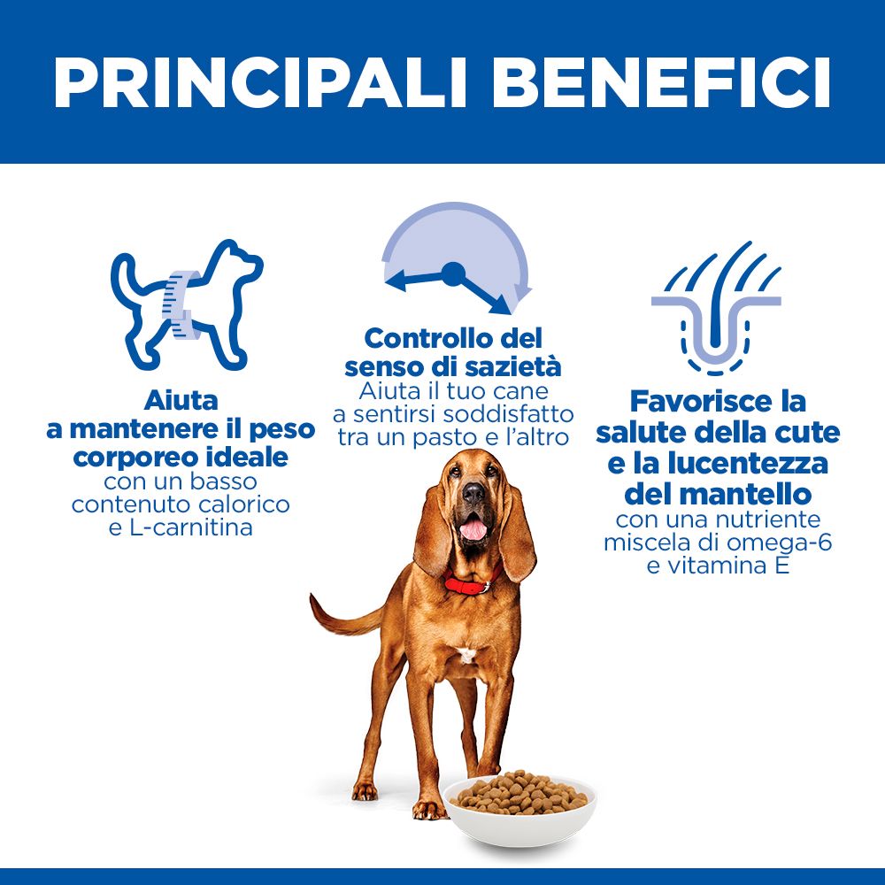 HILL'S SCIENCE PLAN Mature Adult Light Medium Alimento secco per cani al pollo - 14kg