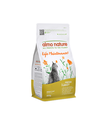 Almo Gatto Holistic Crocchette Gusto Tacchino 400Gr