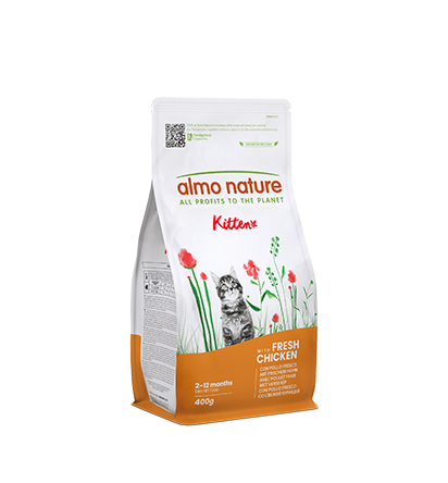 Almo Gatto Holistic Crocchette Gusto Pollo 400Gr