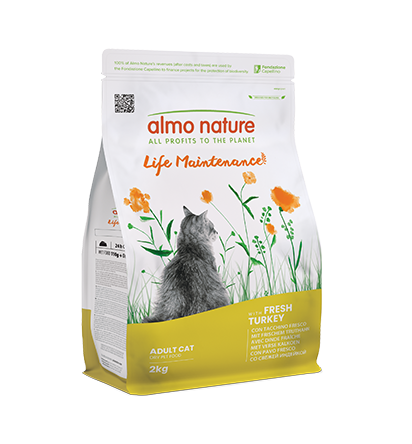 Almo Gatto Holistic Crocchette Gusto Tacchino 2Kg