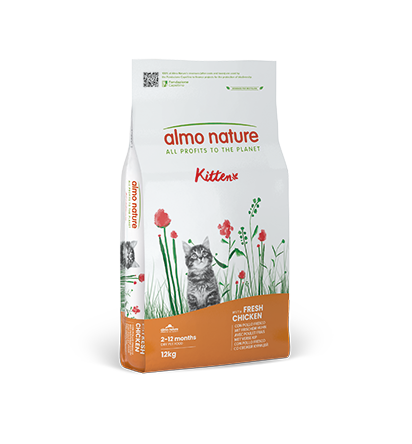 Almo Gatto Holistic Crocchette Gusto Pollo 12Kg