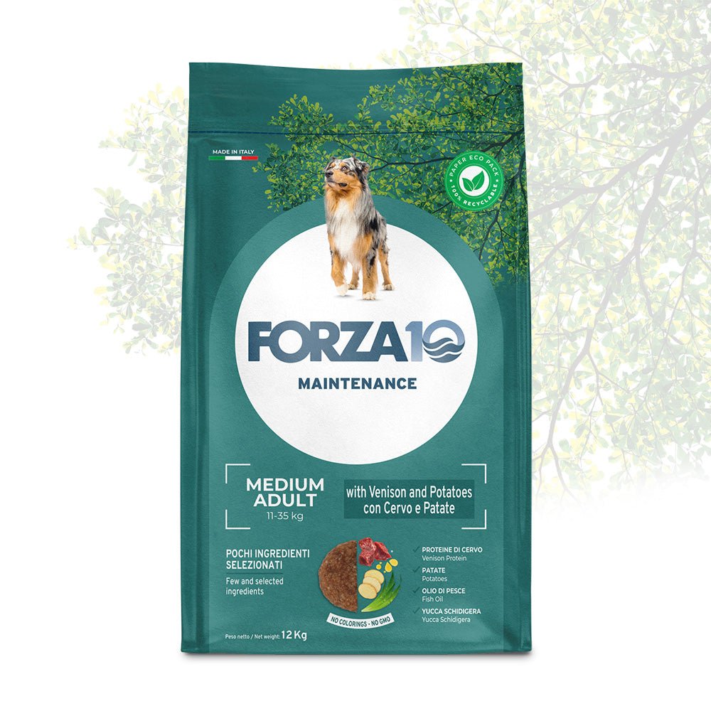 Forza10 - Forza 10 Cane adulto medio crocchette gusto Agnello 12 Kg - Animalmania Store