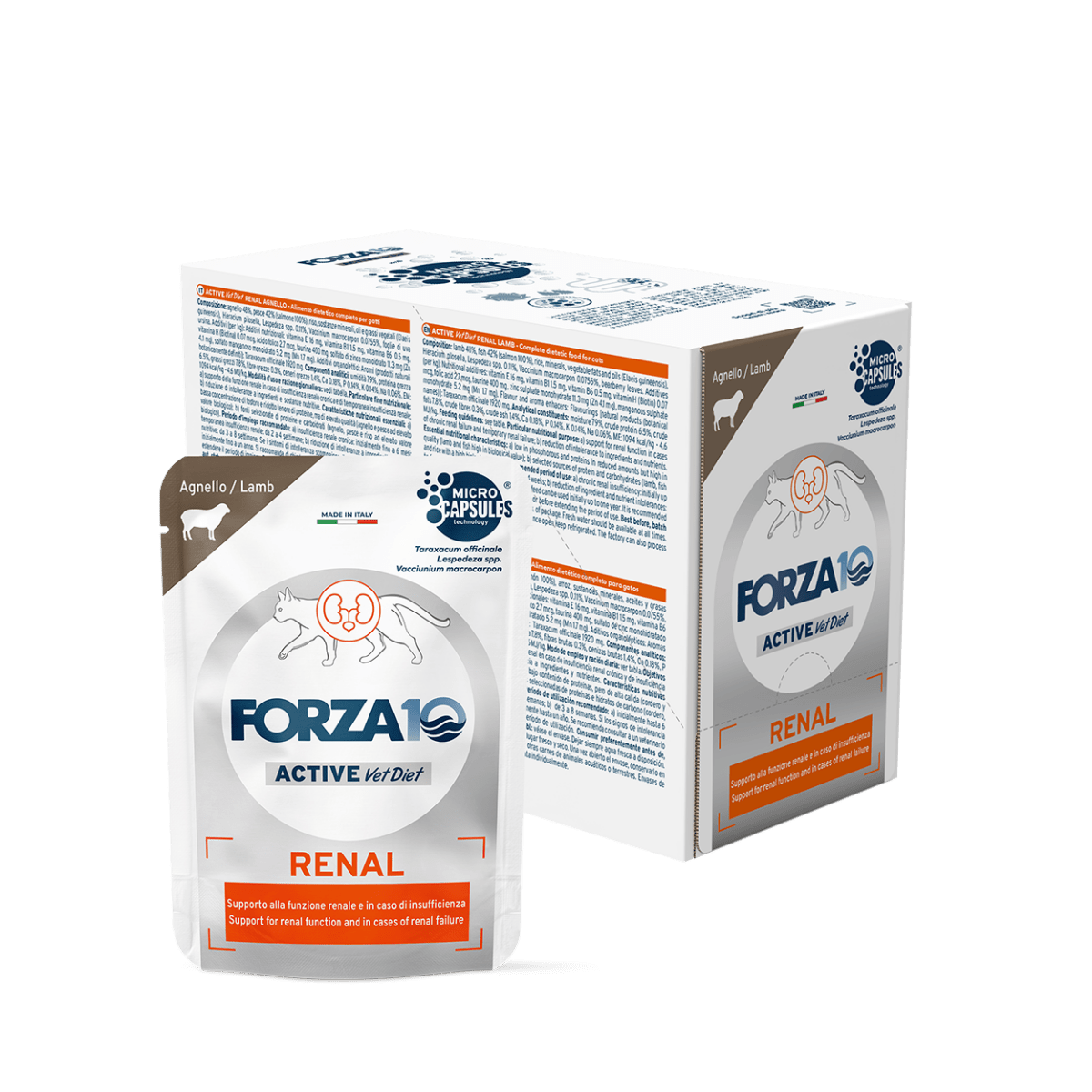 Forza10 - Forza10 Gatto Renal - Agnello - Animalmania Store