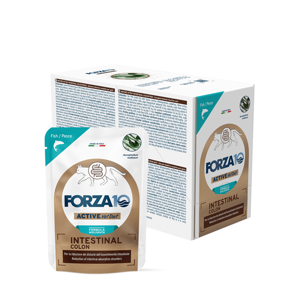 Forza10 - Forza 10 Gatto Intestinal Colon - Pesce - Animalmania Store