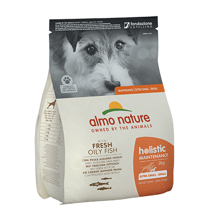 Almo Cane Taglia Piccola Crocchette Gusto Pesce Azzurro 2Kg