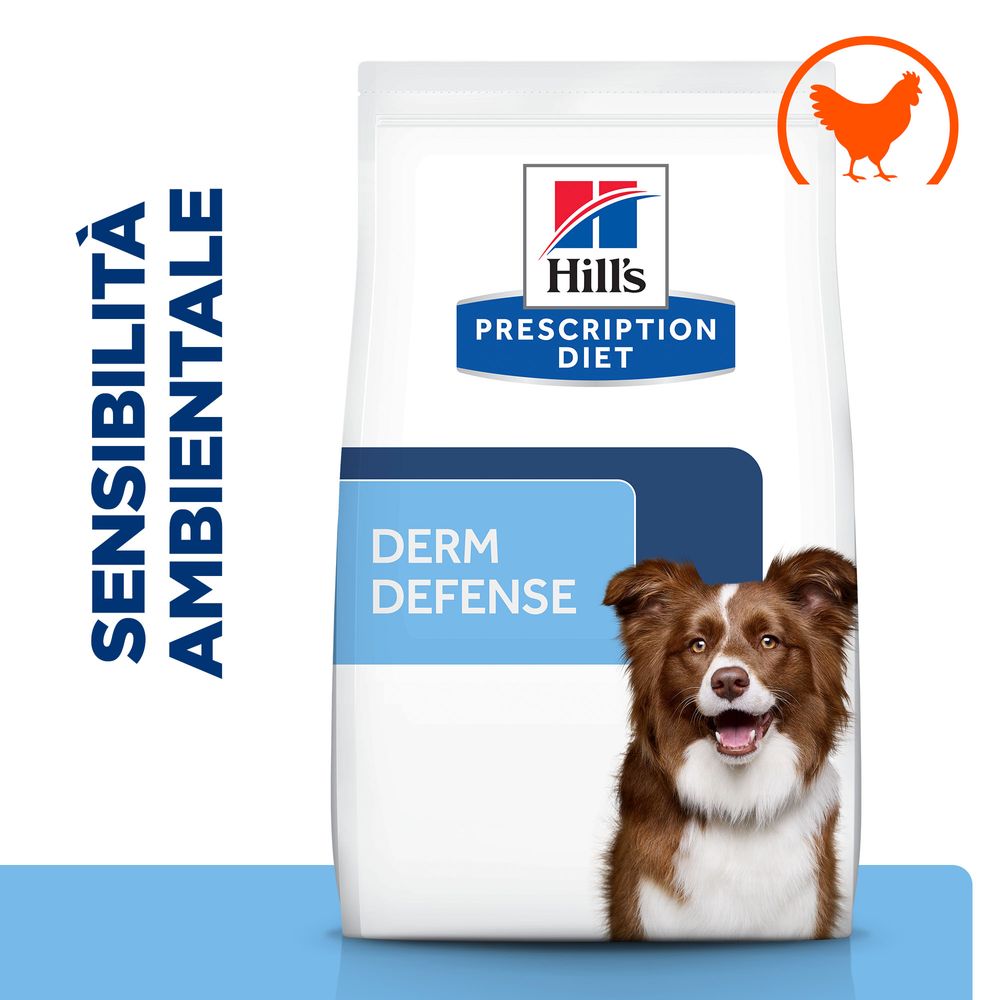 Hill's Science Plan - Hill's PRESCRIPTION DIET Derm Defense alimento per cani con pollo - Animalmania Store