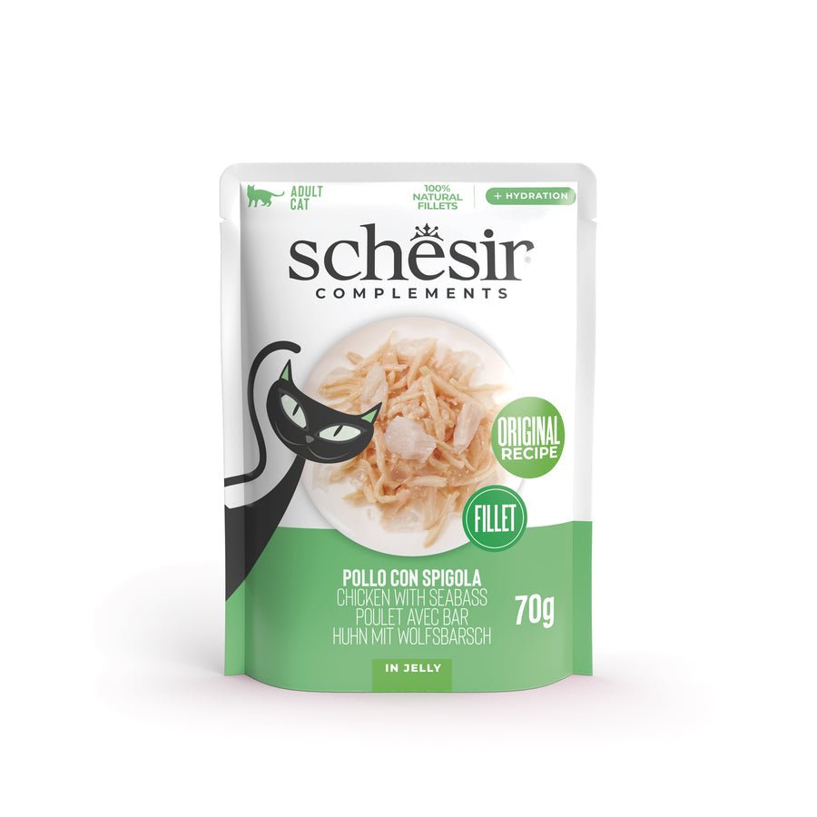 Schesir - Schesir Gatto Bust. 70G Filetti In Gelatina - Animalmania Store