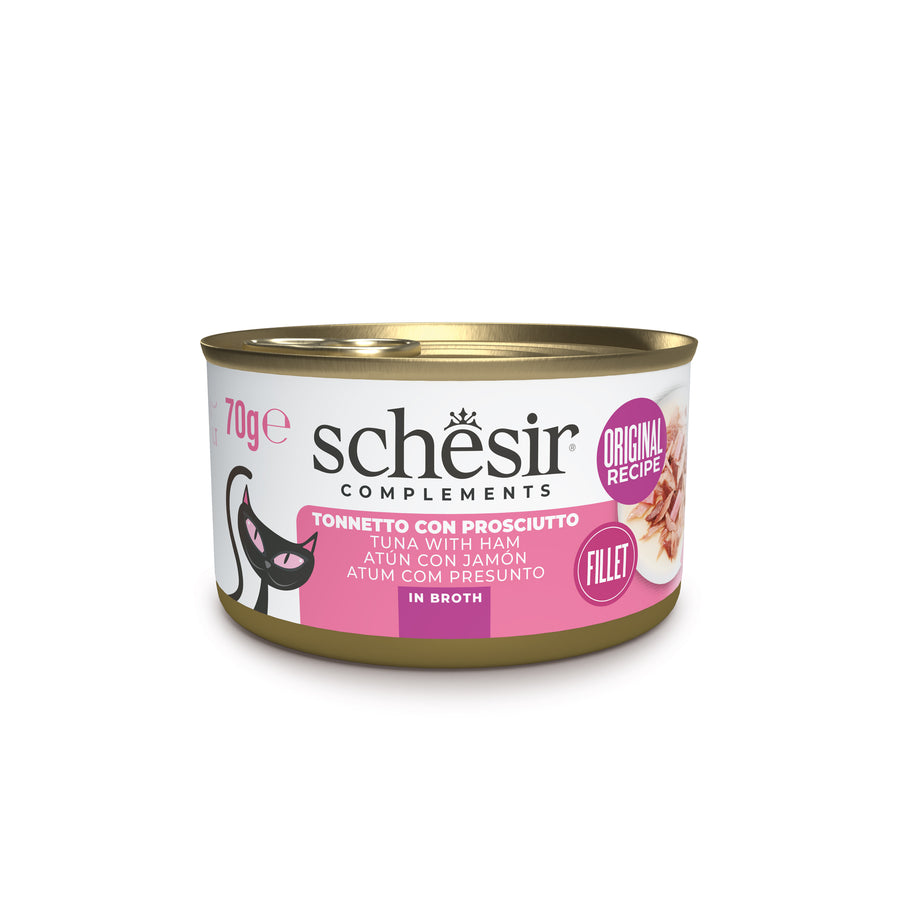 Schesir Gatto Latt. 70G Filetti In Brodo