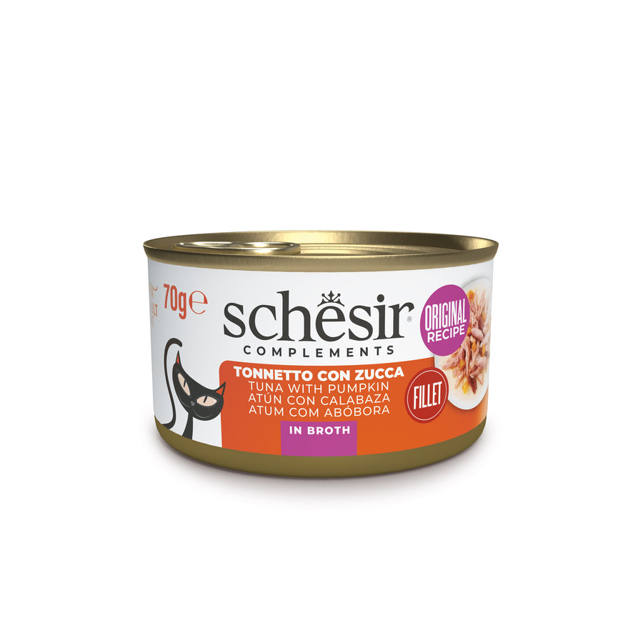 Schesir Gatto Latt. 70G Filetti In Brodo