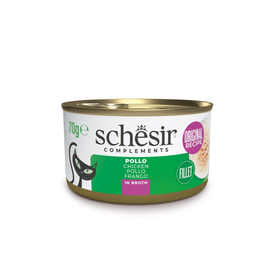 Schesir - Schesir Gatto Latt. 70G In Brodo - Animalmania Store