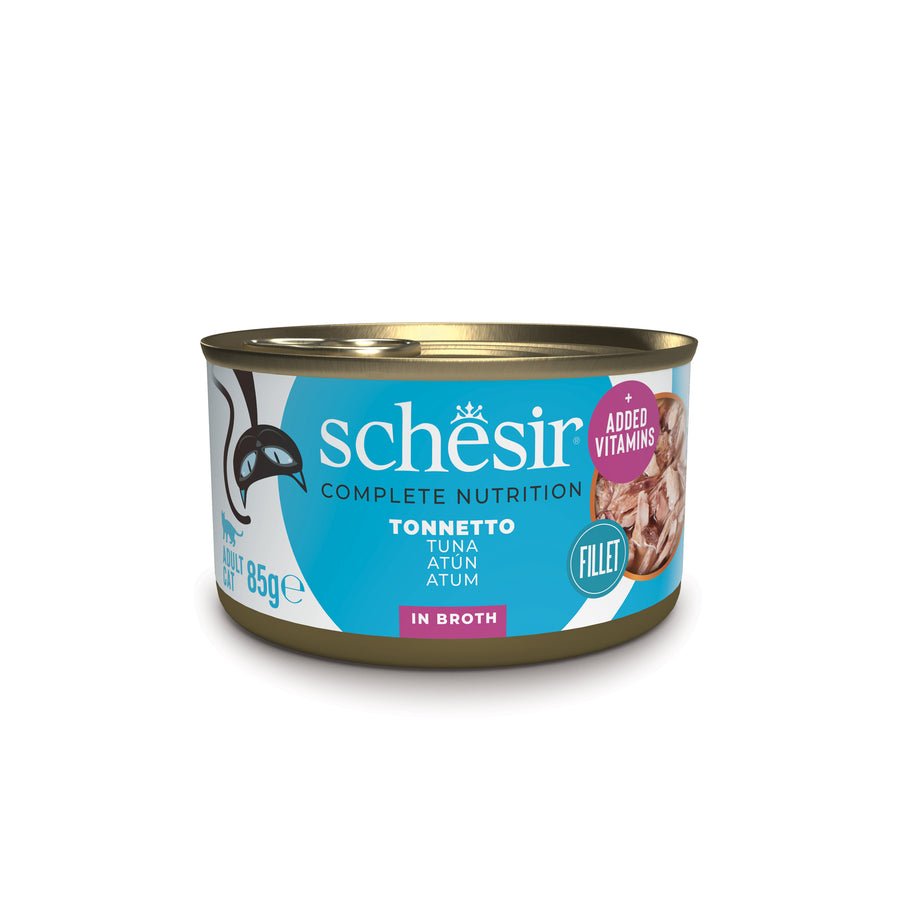 Schesir - Schesir Gatto Latt. 85G Filetti In Brodo - Animalmania Store