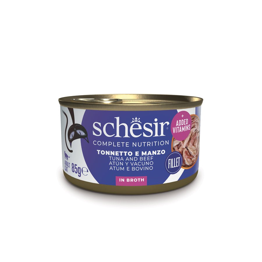 Schesir - Schesir Gatto Latt. 85G Filetti In Brodo - Animalmania Store