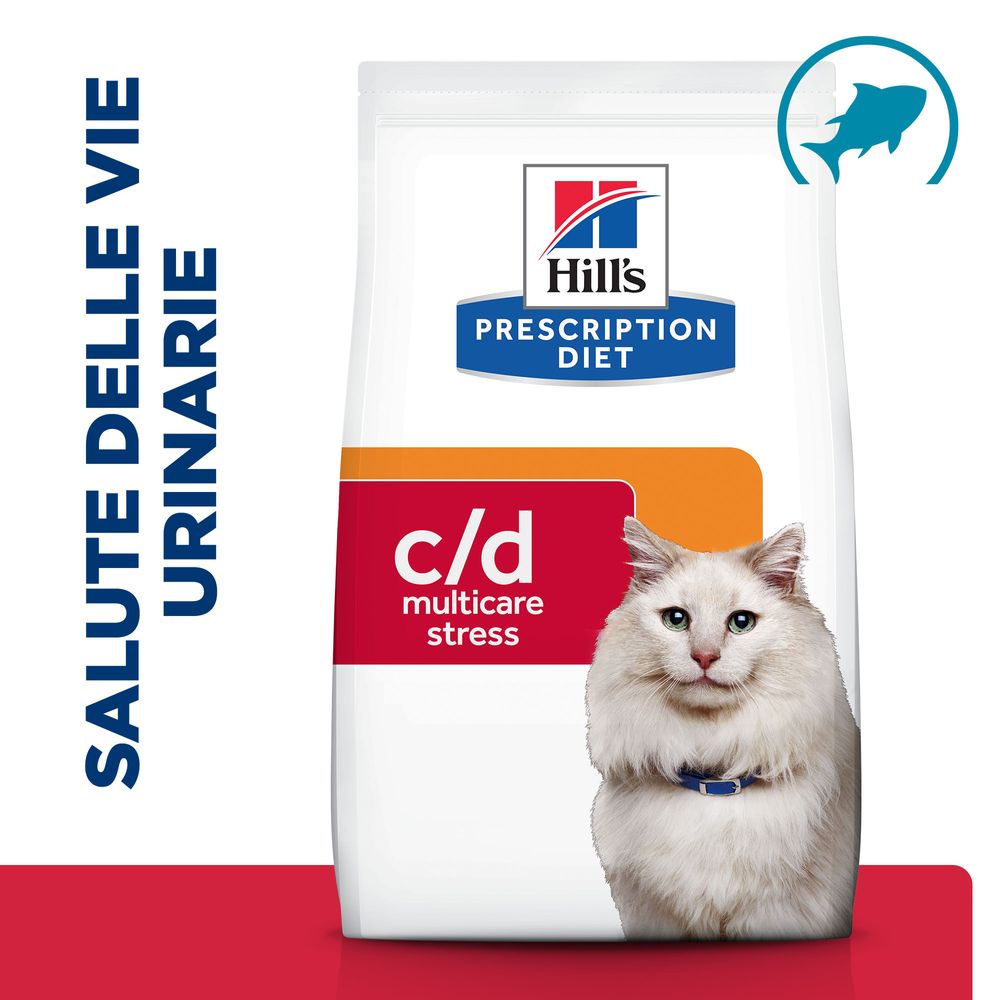Hill's Science Plan - Hill's PRESCRIPTION DIET c/d Multicare Stress Cat Food with Ocean Fish - Animalmania Store