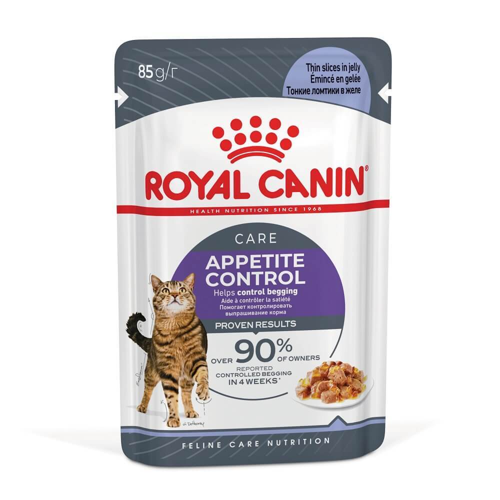 Royal Canin Appetite Control Jelly Cat Food Pouch 12X85G