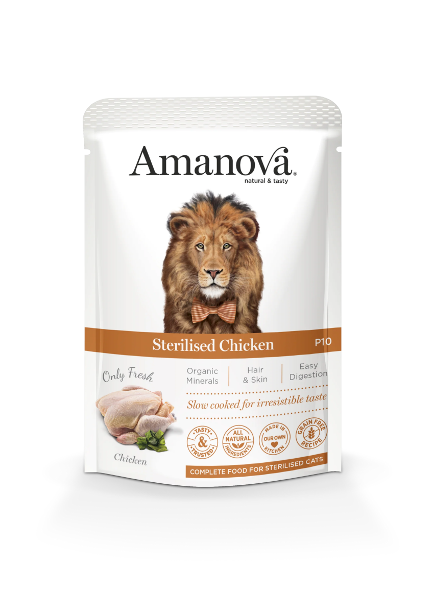 Amanova - Amanova Cibo Per Gatto Pouch Steril 85G - Animalmania Store