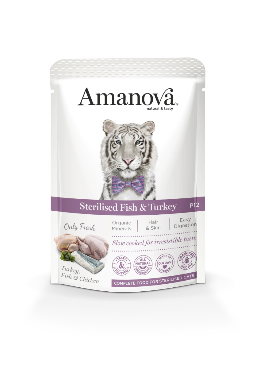 Amanova - Amanova Cibo Per Gatto Pouch Steril 85G - Animalmania Store